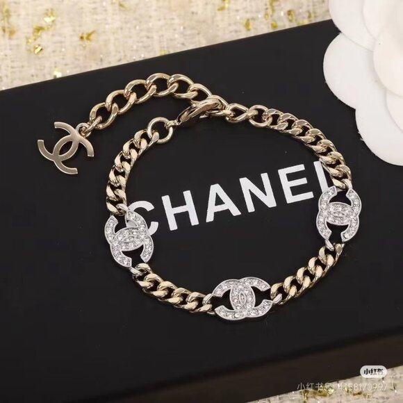 Chanel Black and Silver Pearl Bracelet - Picture 1 of 5
